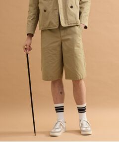 TAKEO KIKUCHI / タケオキクチ ショート・ハーフ・半端丈パンツ | ミリタリークロスショーツ