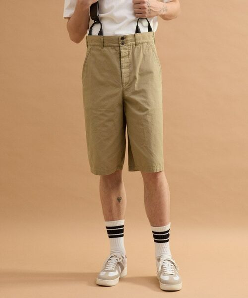 TAKEO KIKUCHI / タケオキクチ ショート・ハーフ・半端丈パンツ | ミリタリークロスショーツ | 詳細1