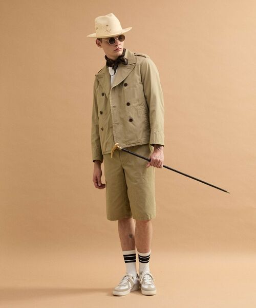 TAKEO KIKUCHI / タケオキクチ ショート・ハーフ・半端丈パンツ | ミリタリークロスショーツ | 詳細10