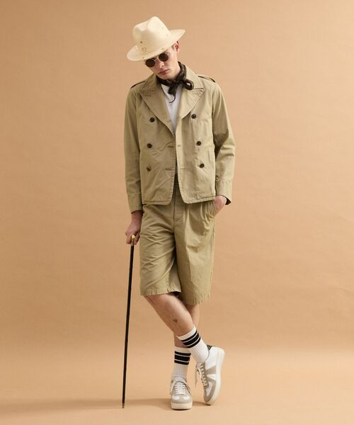 TAKEO KIKUCHI / タケオキクチ ショート・ハーフ・半端丈パンツ | ミリタリークロスショーツ | 詳細11