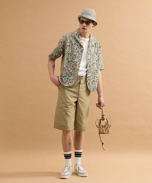 TAKEO KIKUCHI / タケオキクチ ショート・ハーフ・半端丈パンツ | ミリタリークロスショーツ | 詳細16