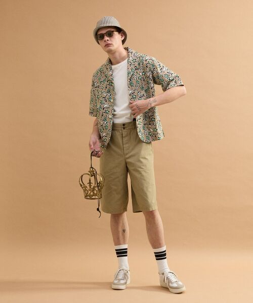 TAKEO KIKUCHI / タケオキクチ ショート・ハーフ・半端丈パンツ | ミリタリークロスショーツ | 詳細17