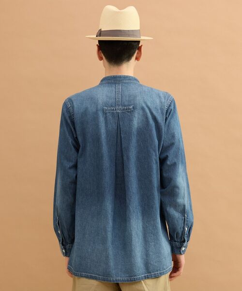 TAKEO KIKUCHI / タケオキクチ シャツ・ブラウス | バンドカラーデニムシャツ | 詳細16