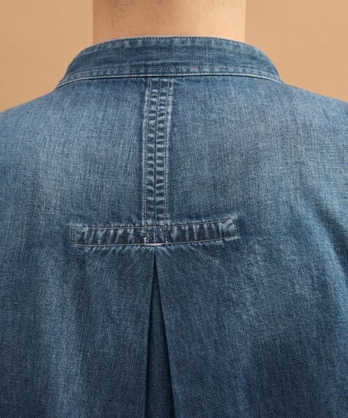 TAKEO KIKUCHI / タケオキクチ シャツ・ブラウス | バンドカラーデニムシャツ | 詳細18