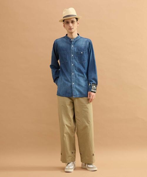 TAKEO KIKUCHI / タケオキクチ シャツ・ブラウス | バンドカラーデニムシャツ | 詳細22