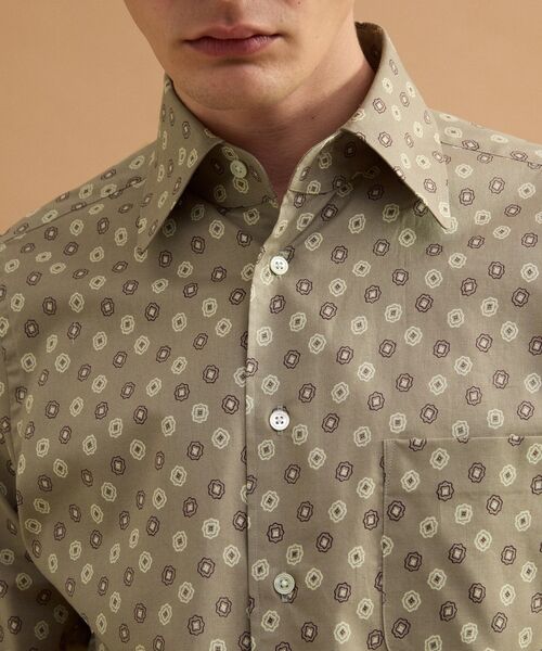 TAKEO KIKUCHI / タケオキクチ シャツ・ブラウス | 小紋プリントシャツ | 詳細17