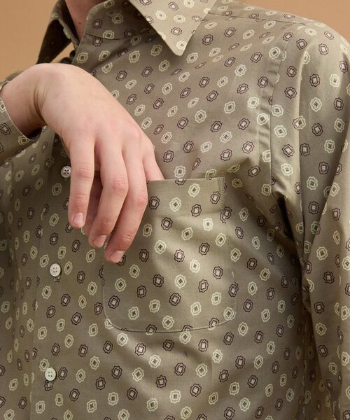 TAKEO KIKUCHI / タケオキクチ シャツ・ブラウス | 小紋プリントシャツ | 詳細18