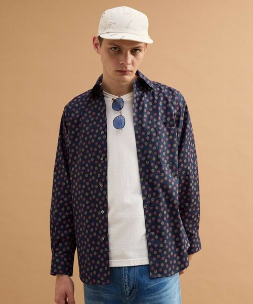 TAKEO KIKUCHI / タケオキクチ シャツ・ブラウス | 小紋プリントシャツ | 詳細6