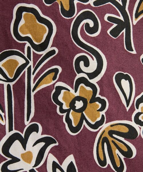 TAKEO KIKUCHI / タケオキクチ シャツ・ブラウス | フラワープリントオープンカラー半袖シャツ | 詳細12