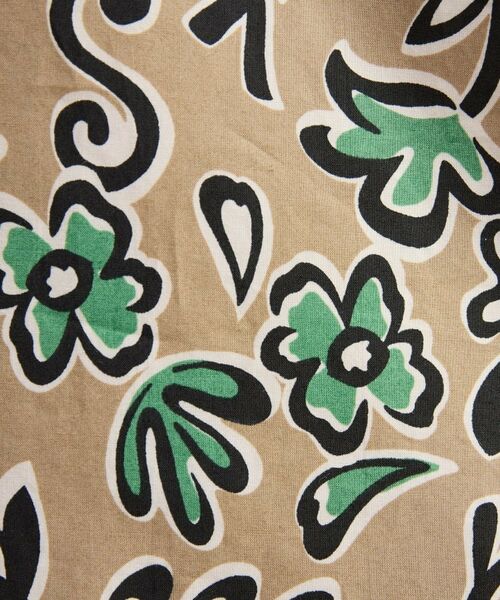 TAKEO KIKUCHI / タケオキクチ シャツ・ブラウス | フラワープリントオープンカラー半袖シャツ | 詳細9