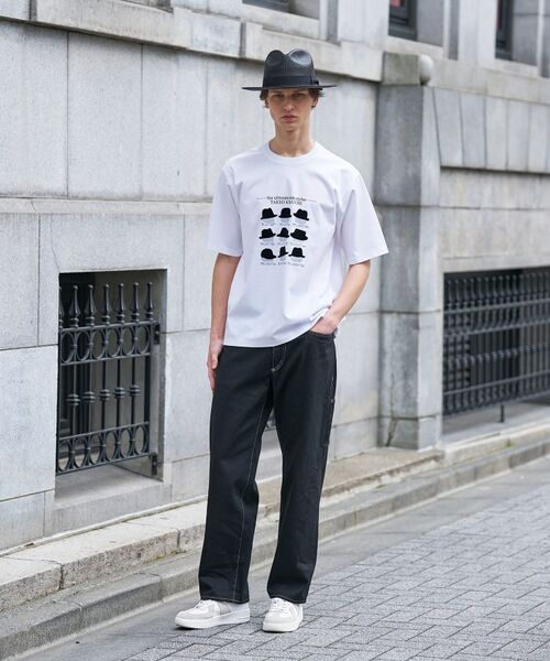 TAKEO KIKUCHI / タケオキクチ Tシャツ | 【BOWLER HAT LABEL】クールデオドラントジャージ ハットスタイルス 半袖Tシャツ | 詳細1