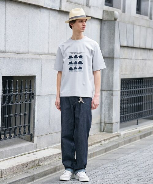 TAKEO KIKUCHI / タケオキクチ Tシャツ | 【BOWLER HAT LABEL】クールデオドラントジャージ ハットスタイルス 半袖Tシャツ | 詳細13