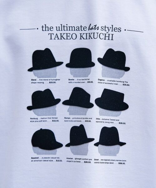 TAKEO KIKUCHI / タケオキクチ Tシャツ | 【BOWLER HAT LABEL】クールデオドラントジャージ ハットスタイルス 半袖Tシャツ | 詳細15