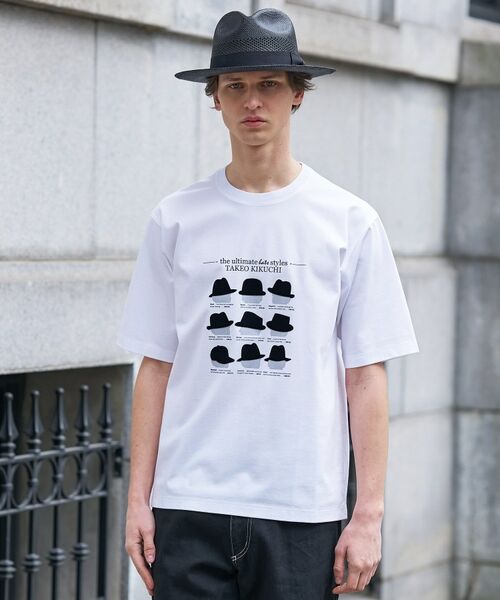 TAKEO KIKUCHI / タケオキクチ Tシャツ | 【BOWLER HAT LABEL】クールデオドラントジャージ ハットスタイルス 半袖Tシャツ | 詳細4