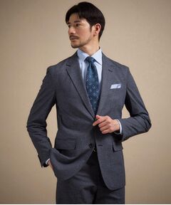 TAKEO KIKUCHI / タケオキクチ テーラードジャケット | ドットジャージ 千鳥プリント ジャケット