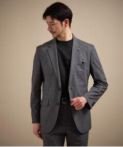 TAKEO KIKUCHI / タケオキクチ テーラードジャケット | ドットジャージ 千鳥プリント ジャケット