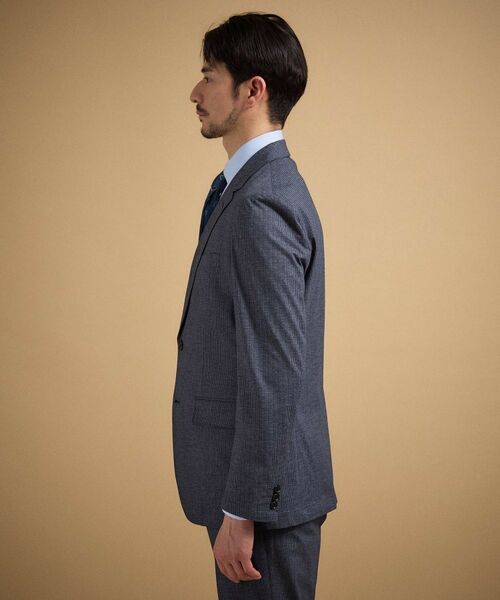 TAKEO KIKUCHI / タケオキクチ テーラードジャケット | ドットジャージ 千鳥プリント ジャケット | 詳細11