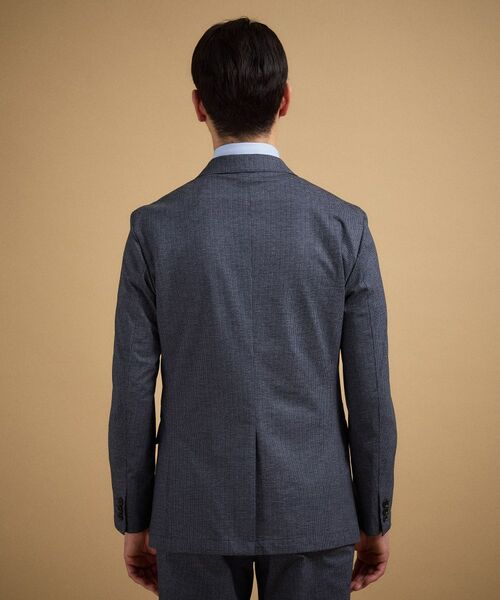 TAKEO KIKUCHI / タケオキクチ テーラードジャケット | ドットジャージ 千鳥プリント ジャケット | 詳細12