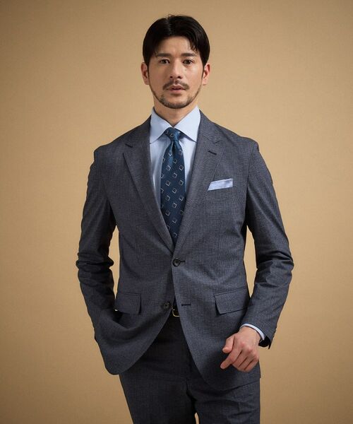 TAKEO KIKUCHI / タケオキクチ テーラードジャケット | ドットジャージ 千鳥プリント ジャケット | 詳細6