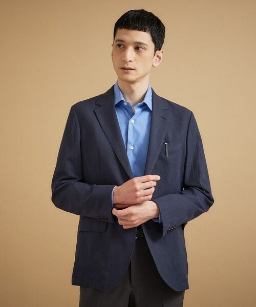 TAKEO KIKUCHI / タケオキクチ テーラードジャケット | 【通気性】トリコットサッカー ジャケット | 詳細29