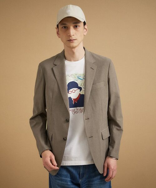 TAKEO KIKUCHI / タケオキクチ テーラードジャケット | トリコットサッカー ジャケット | 詳細7