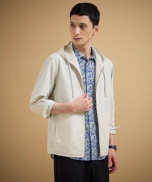 TAKEO KIKUCHI / タケオキクチ レザーブルゾン・ジャケット | 【撥水・洗える・シワになりにくい】 リランチェ(R) ブルゾン(ライトグレー(011))