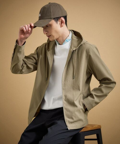 TAKEO KIKUCHI / タケオキクチ レザーブルゾン・ジャケット | 【撥水・洗える・シワになりにくい】 リランチェ(R) ブルゾン(モカブラウン(042))