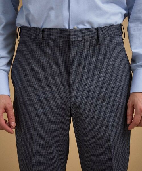 TAKEO KIKUCHI / タケオキクチ パンツ | ドットジャージ 千鳥プリント パンツ | 詳細13