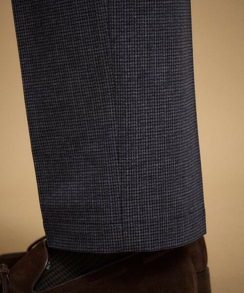 TAKEO KIKUCHI / タケオキクチ パンツ | ドットジャージ 千鳥プリント パンツ | 詳細16