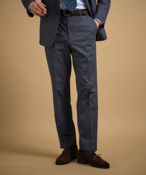 TAKEO KIKUCHI / タケオキクチ パンツ | ドットジャージ 千鳥プリント パンツ | 詳細6