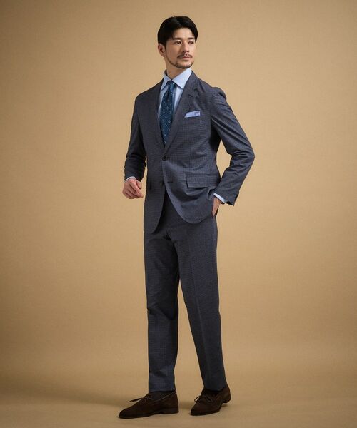 TAKEO KIKUCHI / タケオキクチ パンツ | ドットジャージ 千鳥プリント パンツ | 詳細7