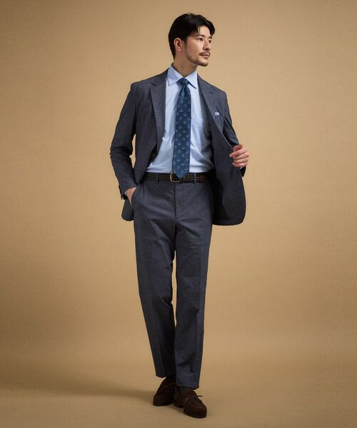 TAKEO KIKUCHI / タケオキクチ パンツ | ドットジャージ 千鳥プリント パンツ | 詳細8