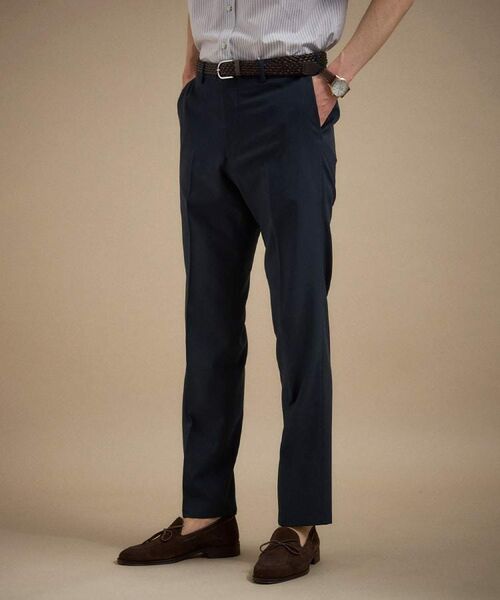 TAKEO KIKUCHI / タケオキクチ パンツ | 【接触冷感】定番トロピカル パンツ(ネイビー(094))