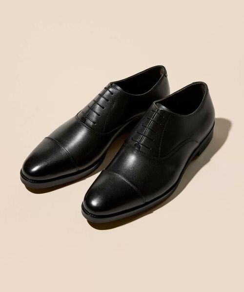 TAKEO KIKUCHI / タケオキクチ ビジネス・ドレスシューズ | ベーシックストレートチップシューズ（ブラック(019)）