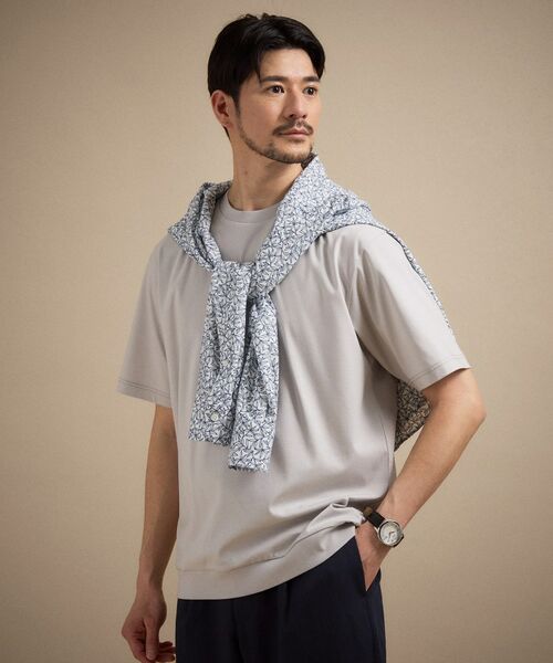 TAKEO KIKUCHI / タケオキクチ カットソー | アイスクリアコットン プルオーバー（ライトグレー(011)）