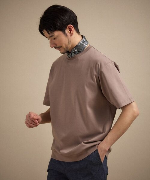 TAKEO KIKUCHI / タケオキクチ カットソー | アイスクリアコットン プルオーバー（トープ(054)）