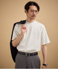 TAKEO KIKUCHI / タケオキクチ Tシャツ | アイスクリアコットン モックネック プルオーバー