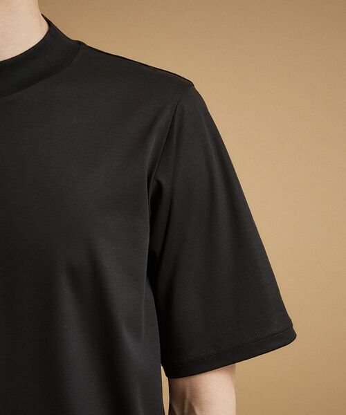 TAKEO KIKUCHI / タケオキクチ Tシャツ | アイスクリアコットン モックネック プルオーバー | 詳細14