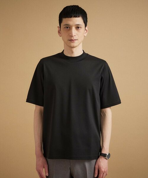 TAKEO KIKUCHI / タケオキクチ Tシャツ | 【接触冷感】アイスクリアコットン モックネック Tシャツ | 詳細19