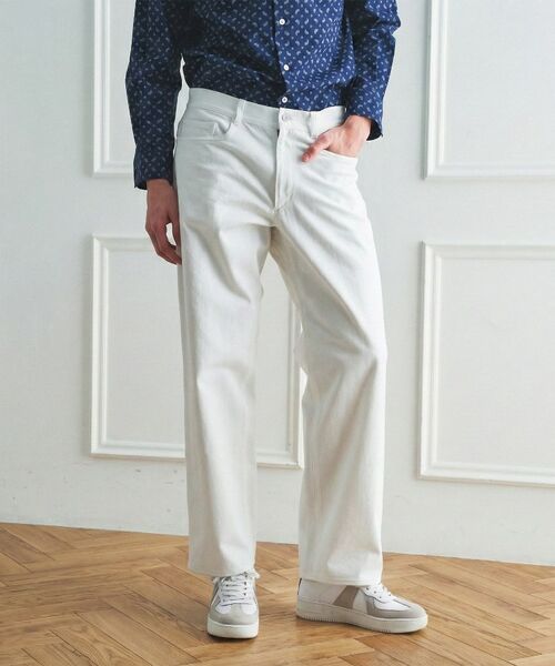 TAKEO KIKUCHI / タケオキクチ デニムパンツ | 【BOWLER HAT LABEL】エクスプローラー 11ozカラーデニム（ホワイト(001)）