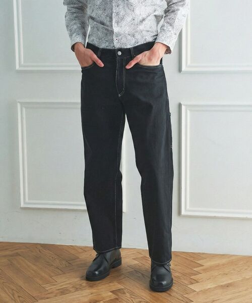 TAKEO KIKUCHI / タケオキクチ デニムパンツ | 【BOWLER HAT LABEL】エクスプローラー 11ozカラーデニム（ブラック(019)）