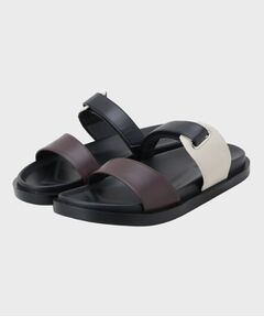 TAKEO KIKUCHI / タケオキクチ サンダル | ダブルベルトサンダル