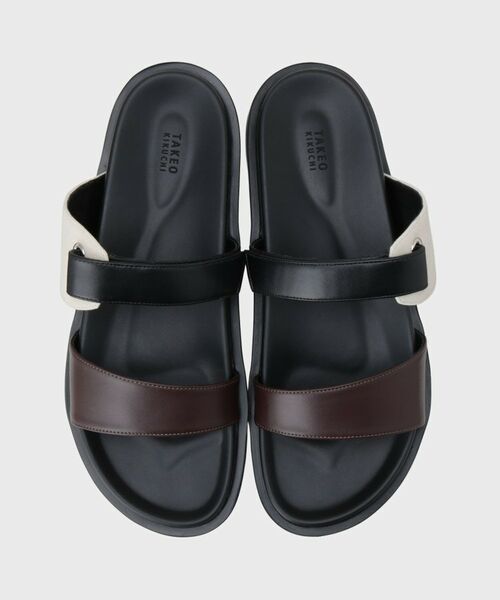 TAKEO KIKUCHI / タケオキクチ サンダル | ダブルベルトサンダル | 詳細4