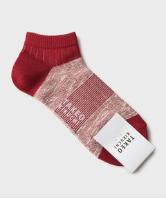 TAKEO KIKUCHI / タケオキクチ ソックス | 異素材切り替えショートソックス