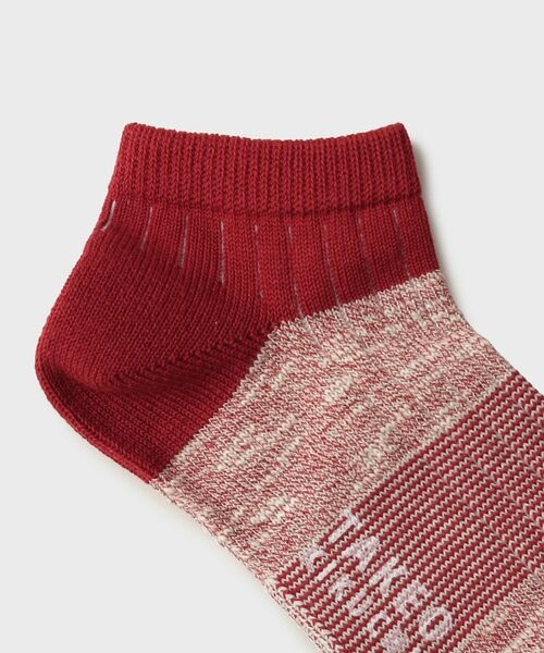 TAKEO KIKUCHI / タケオキクチ ソックス | 異素材切り替えショートソックス | 詳細2