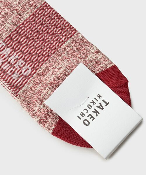 TAKEO KIKUCHI / タケオキクチ ソックス | 異素材切り替えショートソックス | 詳細3