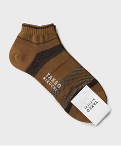 TAKEO KIKUCHI / タケオキクチ ソックス | マルチボーダーショートソックス