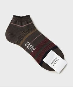 TAKEO KIKUCHI / タケオキクチ ソックス | マルチボーダーショートソックス