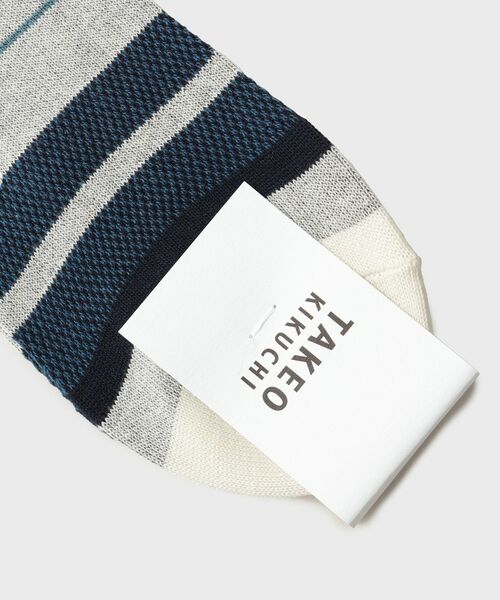 TAKEO KIKUCHI / タケオキクチ ソックス | マルチボーダーショートソックス | 詳細3
