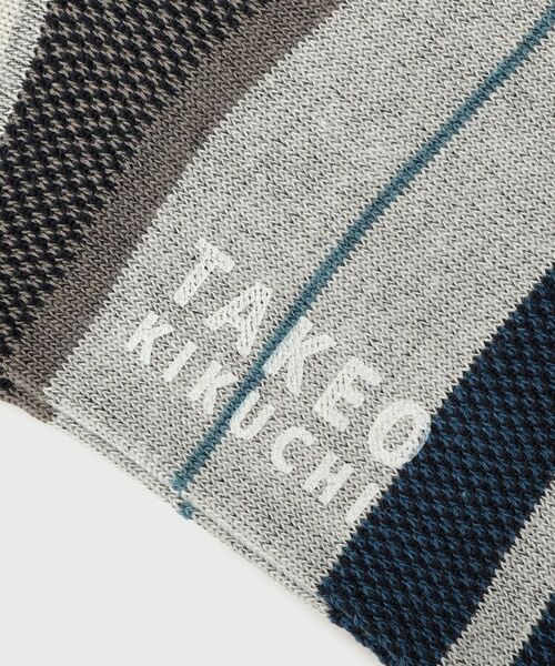 TAKEO KIKUCHI / タケオキクチ ソックス | マルチボーダーショートソックス | 詳細4